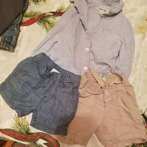 boy shorts and button up